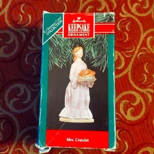 Vintage Mrs. Cratchit Christmas Carol Hallmark Keepsake Ornament